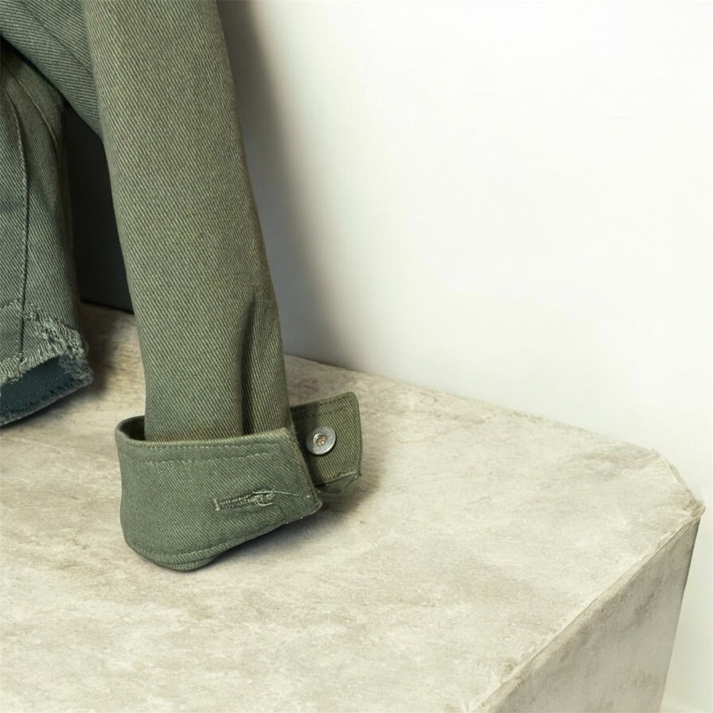 Zara Women's Olive Utility Jacket - Picture 3 of 4